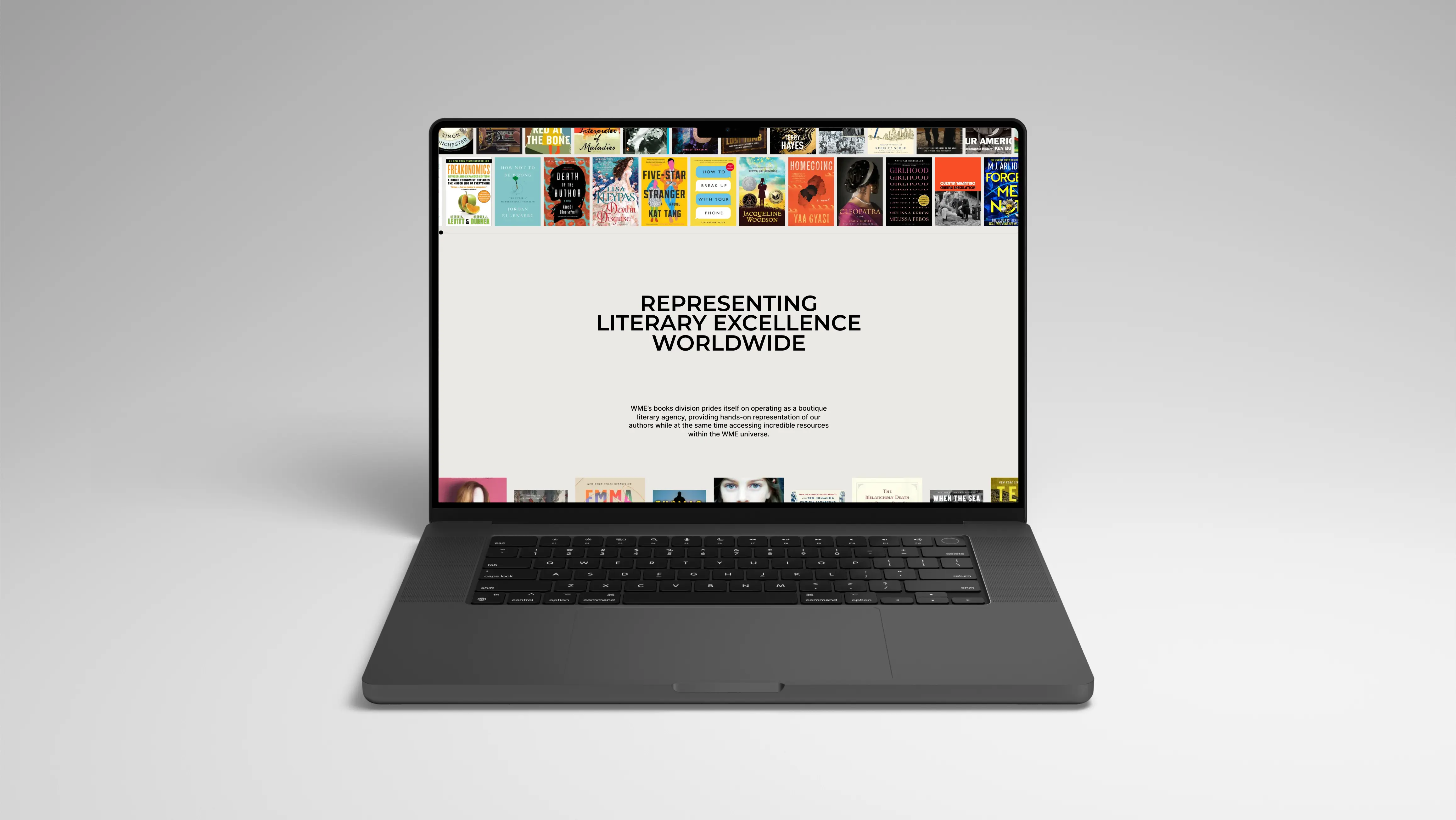 Website for a boutique publisher, developed in collaboration with Instinctif Partners who provided the design.